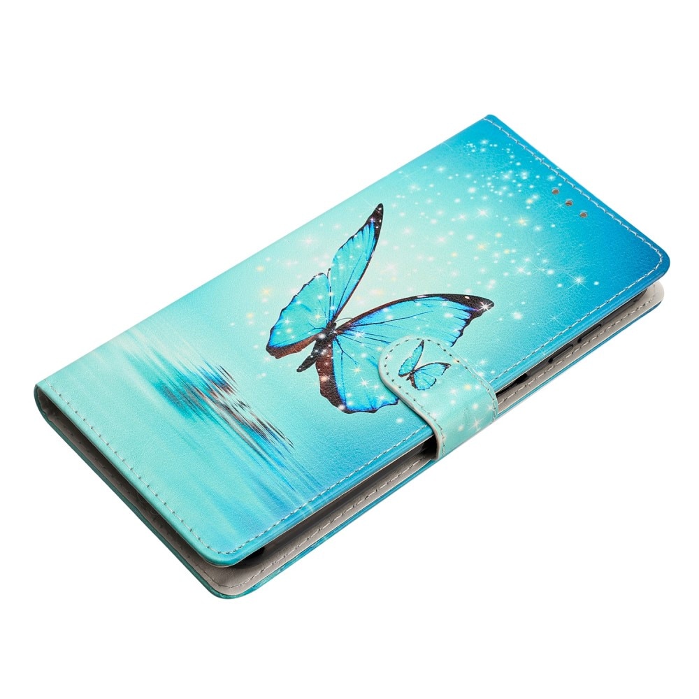 Funda cartera Samsung Galaxy A54 mariposas azules