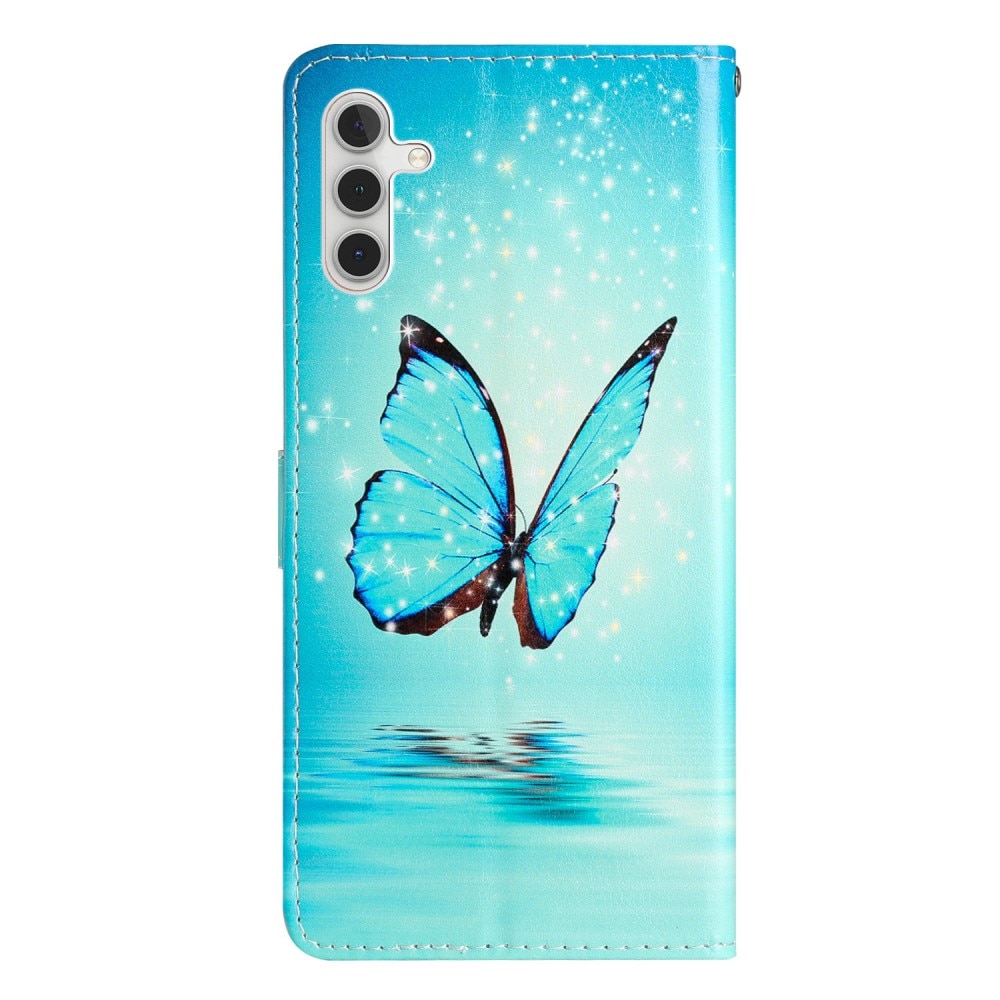 Funda cartera Samsung Galaxy A54 mariposas azules
