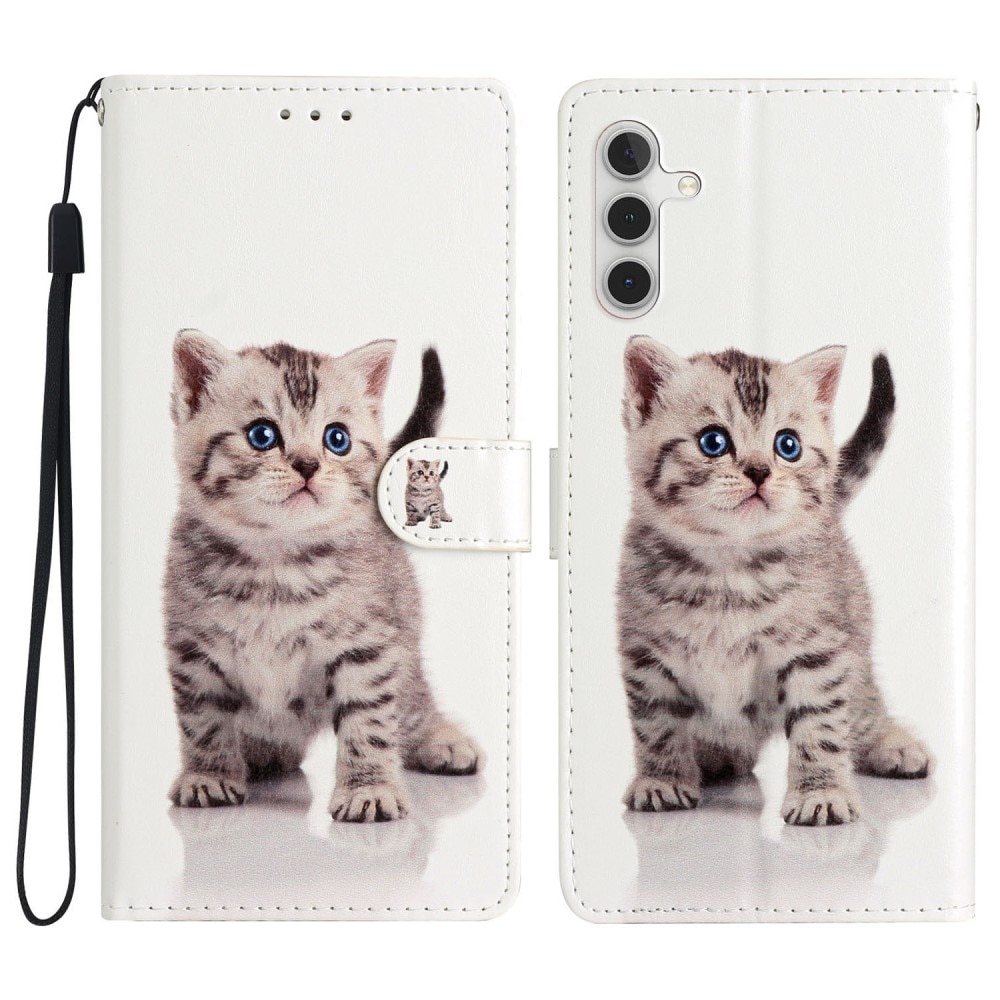 Funda cartera Samsung Galaxy A54 gatito