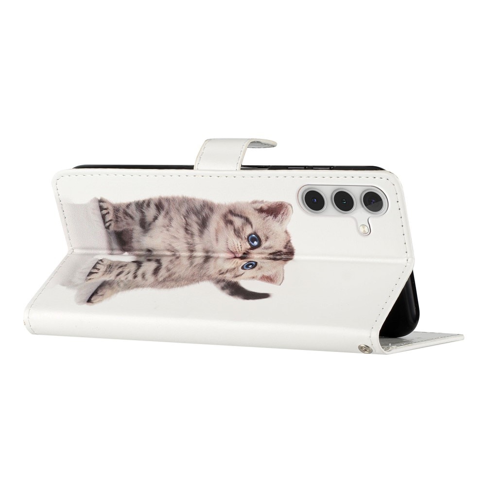 Funda cartera Samsung Galaxy A54 gatito