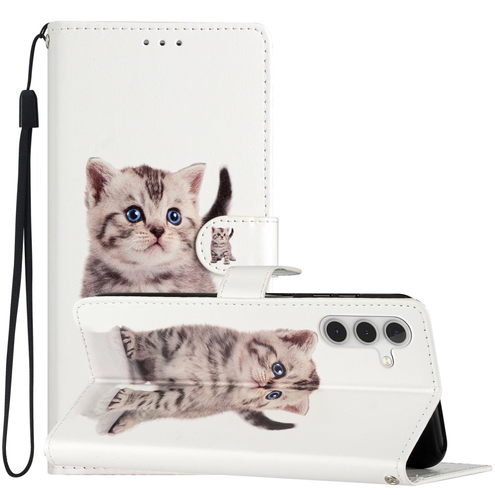 Funda cartera Samsung Galaxy A54 gatito