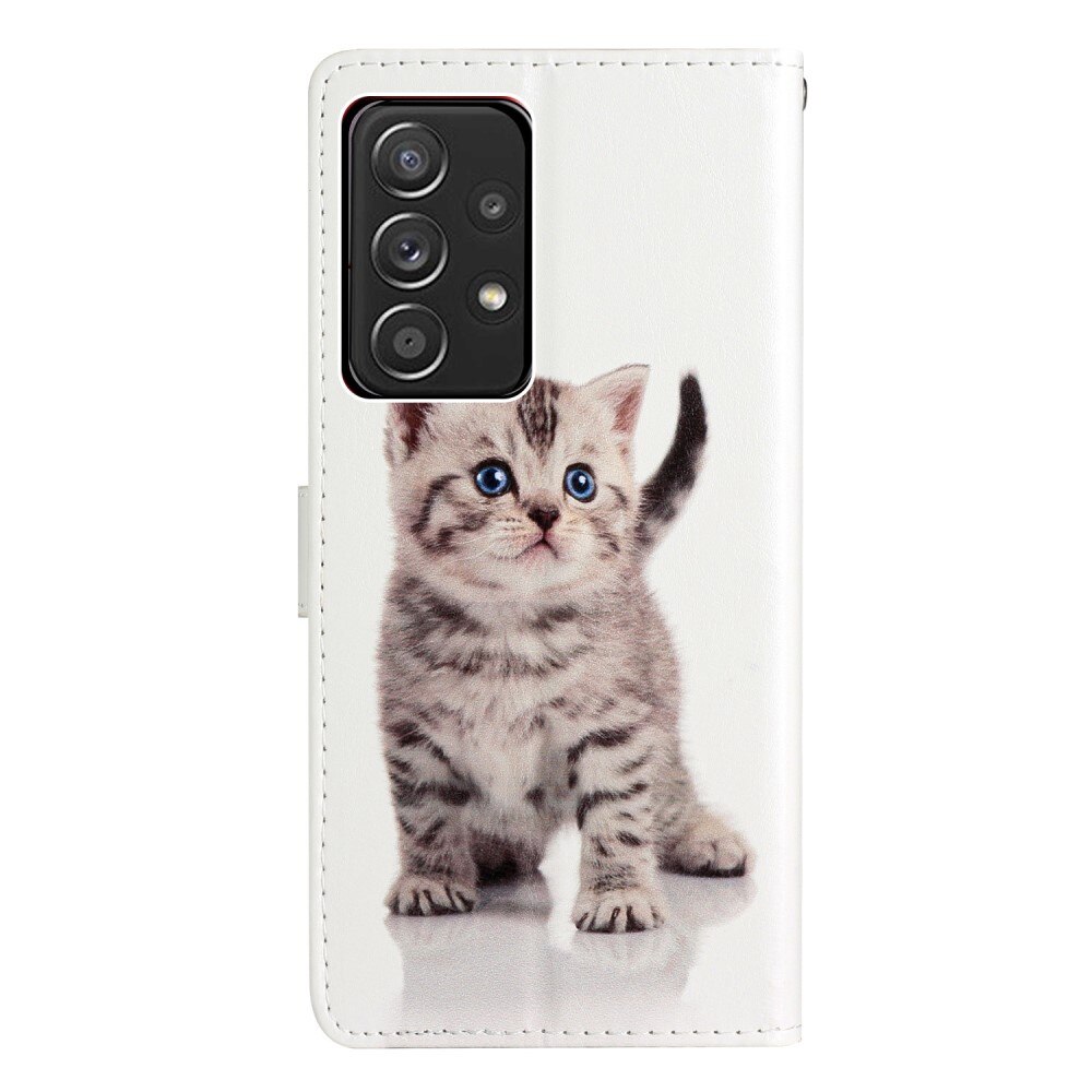 Funda cartera Samsung Galaxy A53 gatito