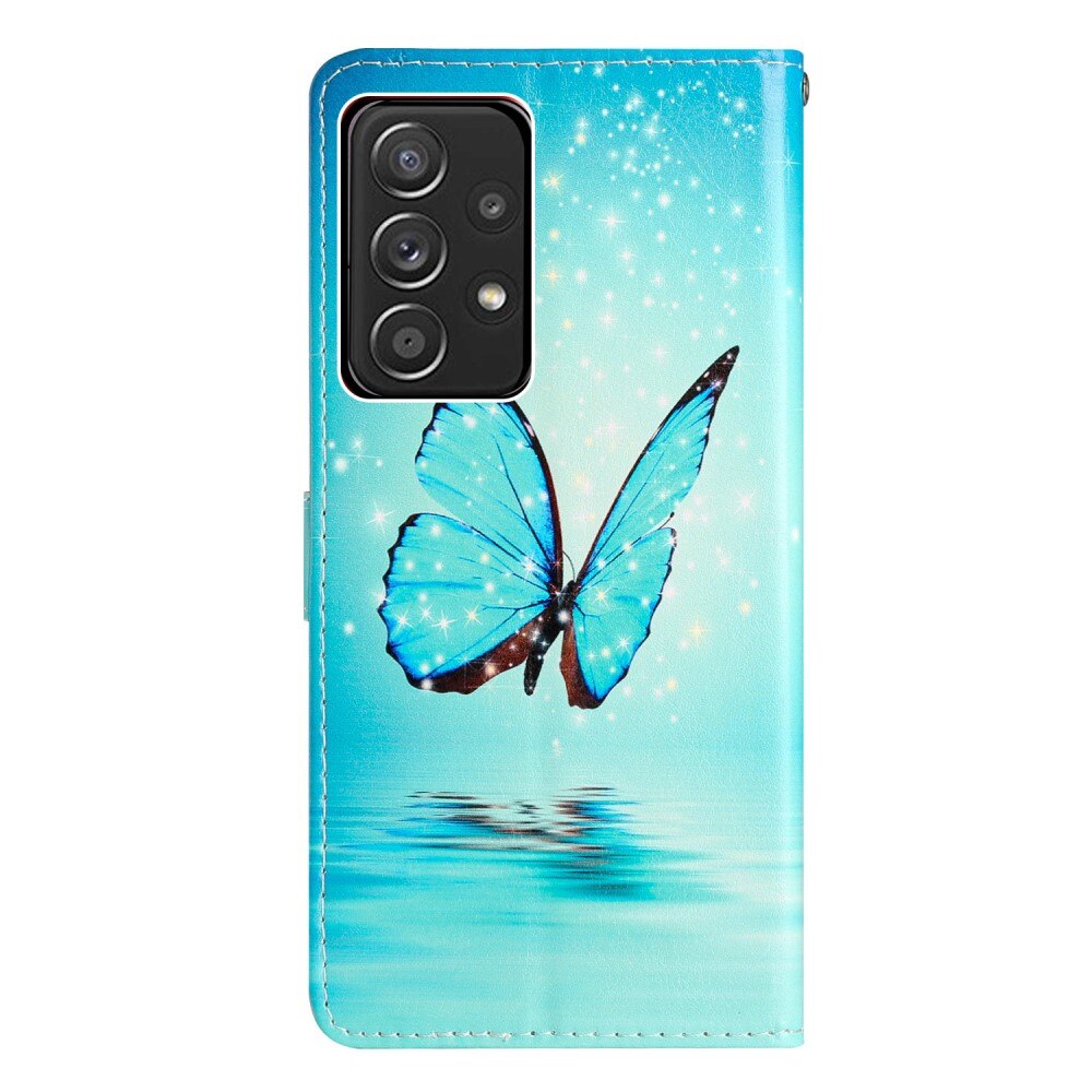 Funda cartera Samsung Galaxy A53 mariposas azules