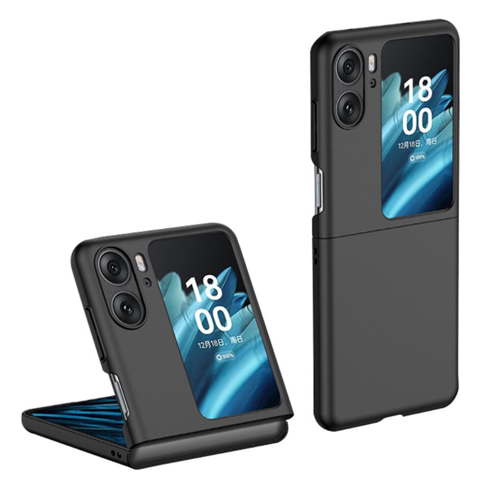 Funda rígida engomada Oppo Find N2 Flip negro