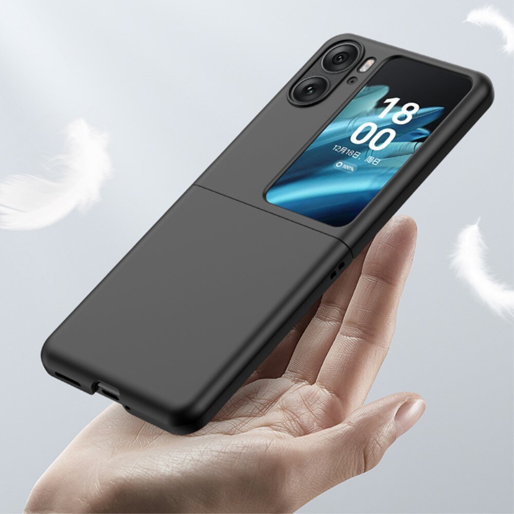 Funda rígida engomada Oppo Find N2 Flip negro