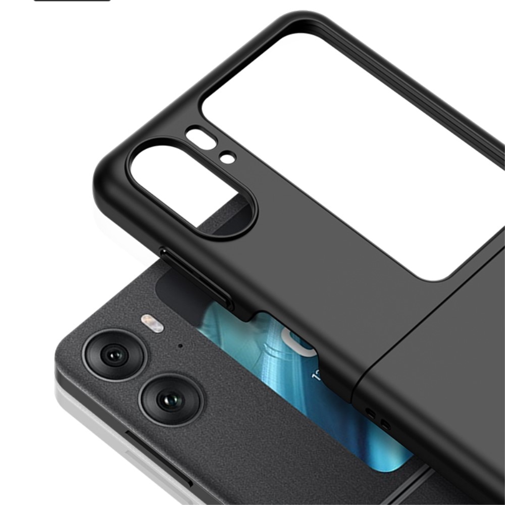 Funda rígida engomada Oppo Find N2 Flip negro