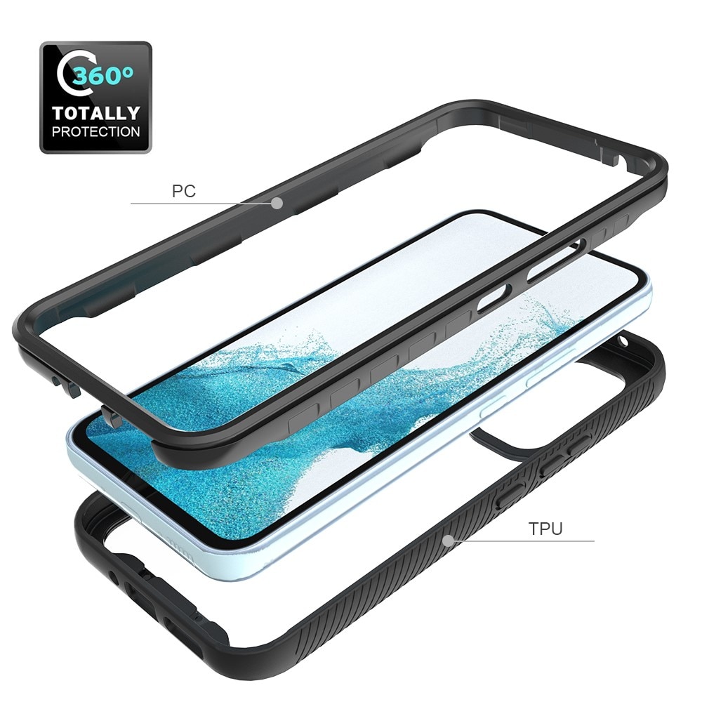 Funda con cobertura total Samsung Galaxy A54 negro