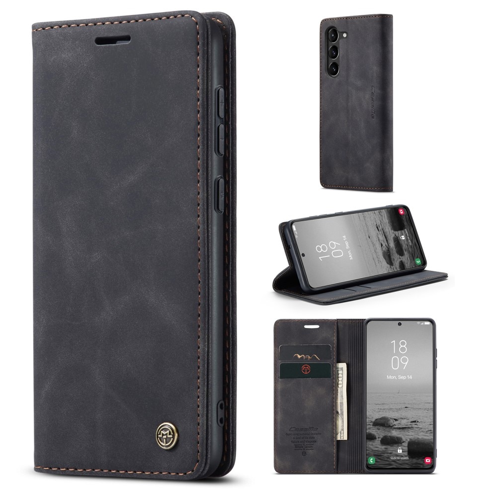 Funda delgada con solapa Samsung Galaxy S23 Negro