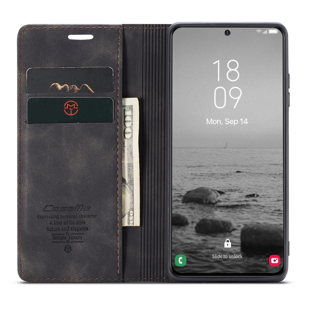 Funda delgada con solapa Samsung Galaxy S23 Negro