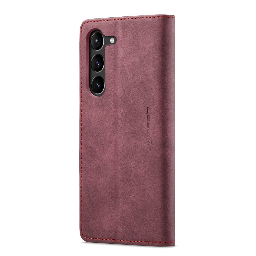 Funda delgada con solapa Samsung Galaxy S23 Rojo