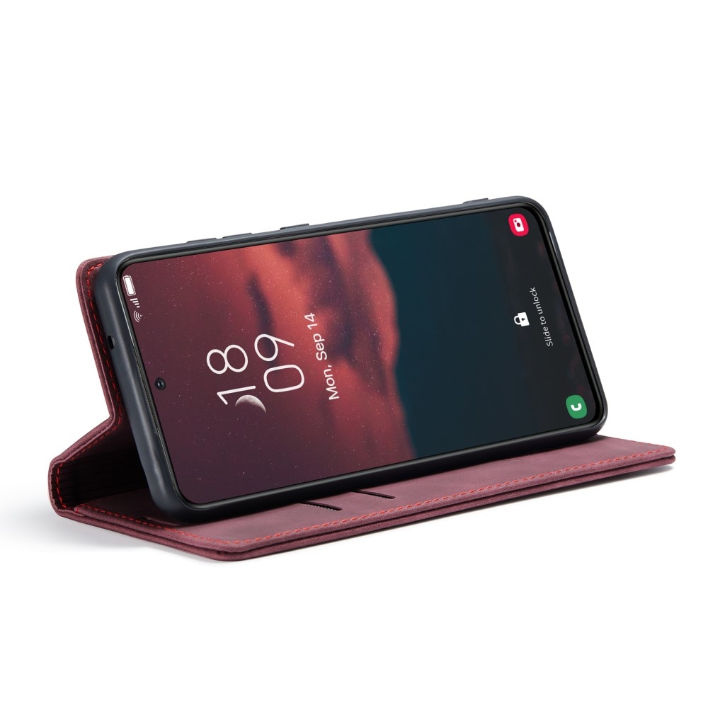 Funda delgada con solapa Samsung Galaxy S23 Rojo