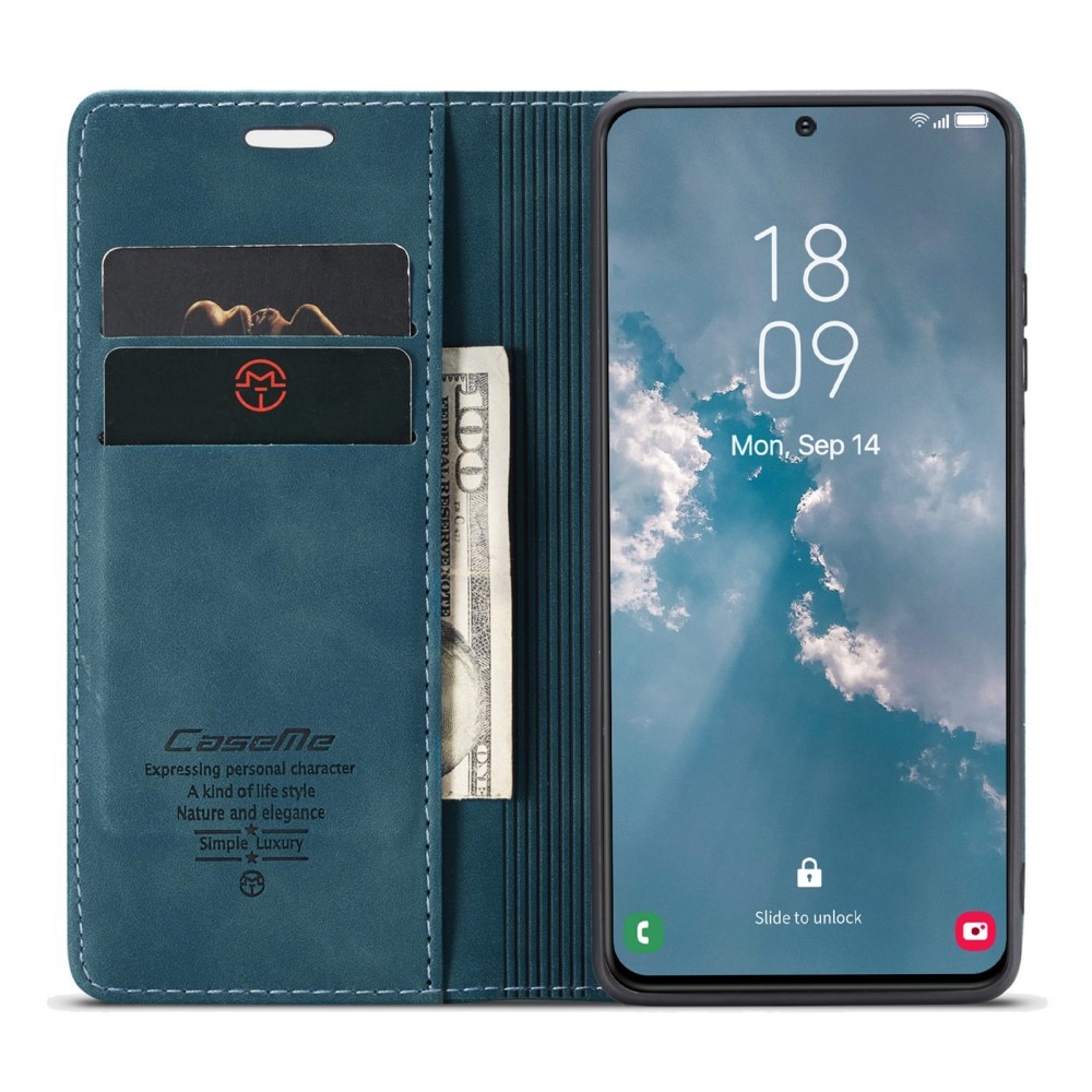 Funda delgada con solapa Samsung Galaxy S23 Azul