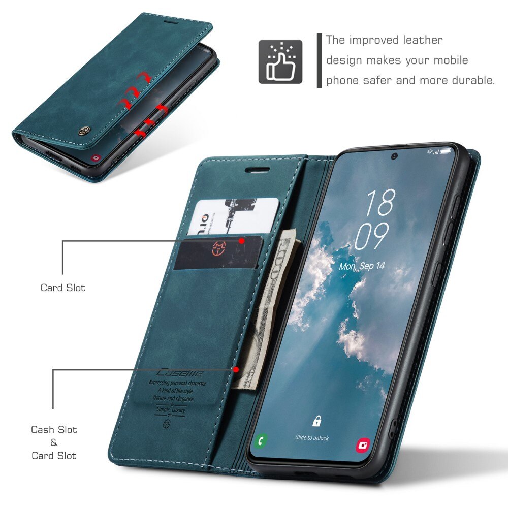 Funda delgada con solapa Samsung Galaxy S23 Azul