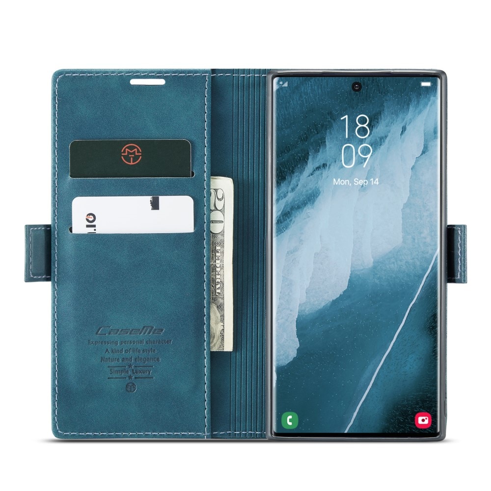 Funda delgada con solapa Samsung Galaxy S23 Ultra Azul