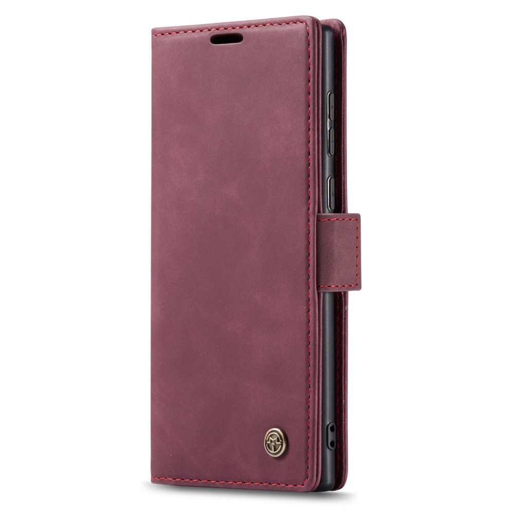 Funda delgada con solapa Samsung Galaxy S23 Ultra Rojo