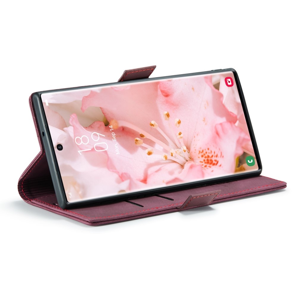 Funda delgada con solapa Samsung Galaxy S23 Ultra Rojo