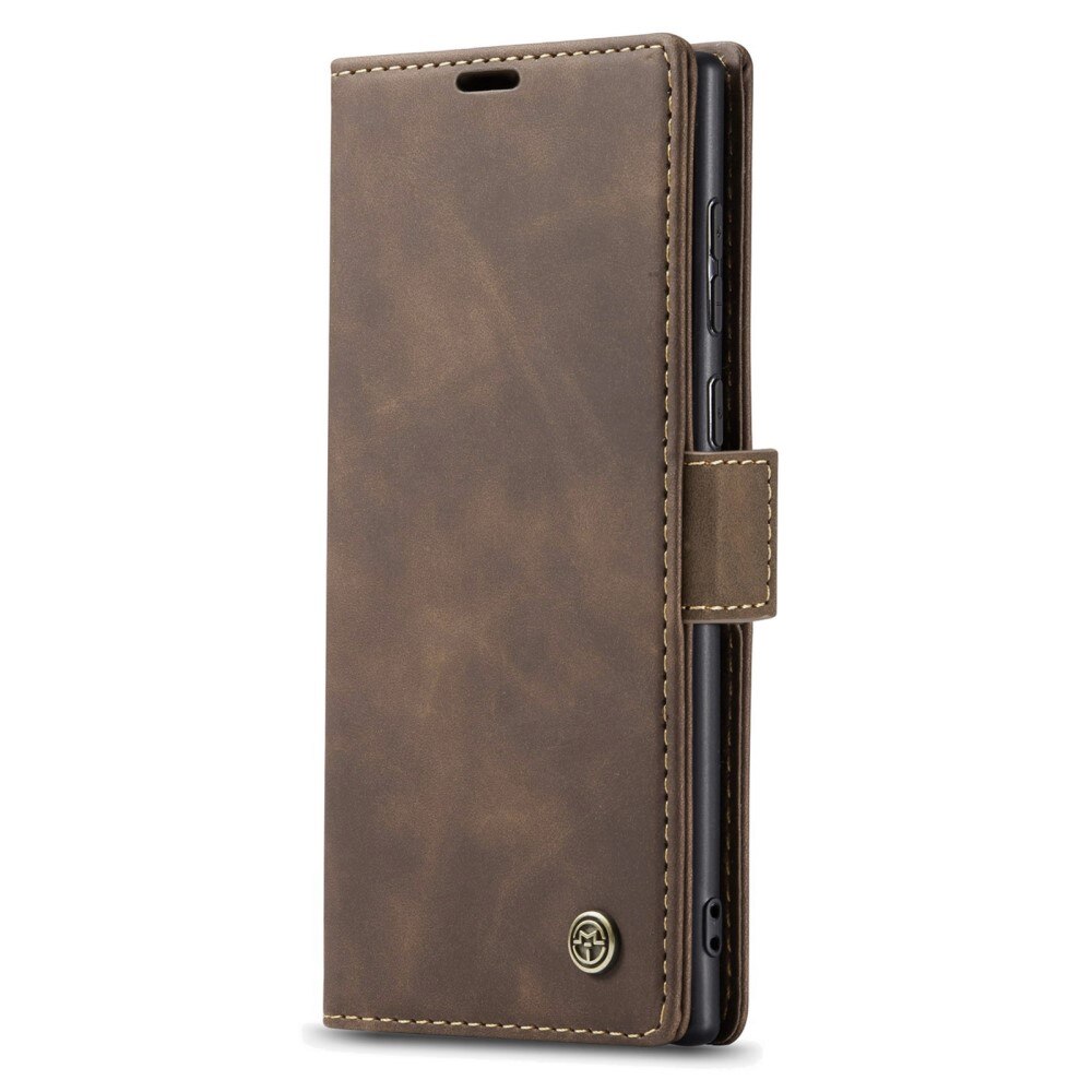Funda delgada con solapa Samsung Galaxy S23 Ultra Marrón