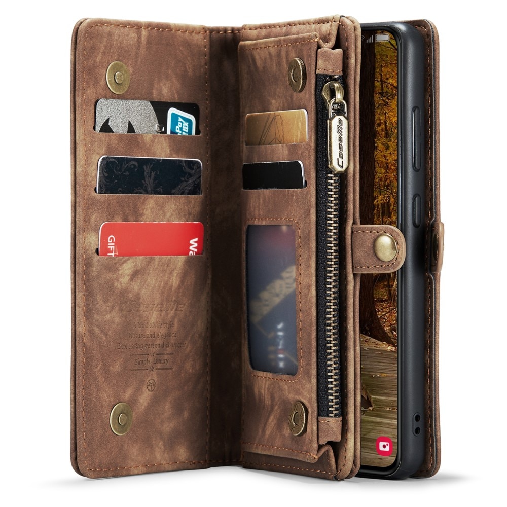 Cartera Multi-Slot Samsung Galaxy S23 Marrón