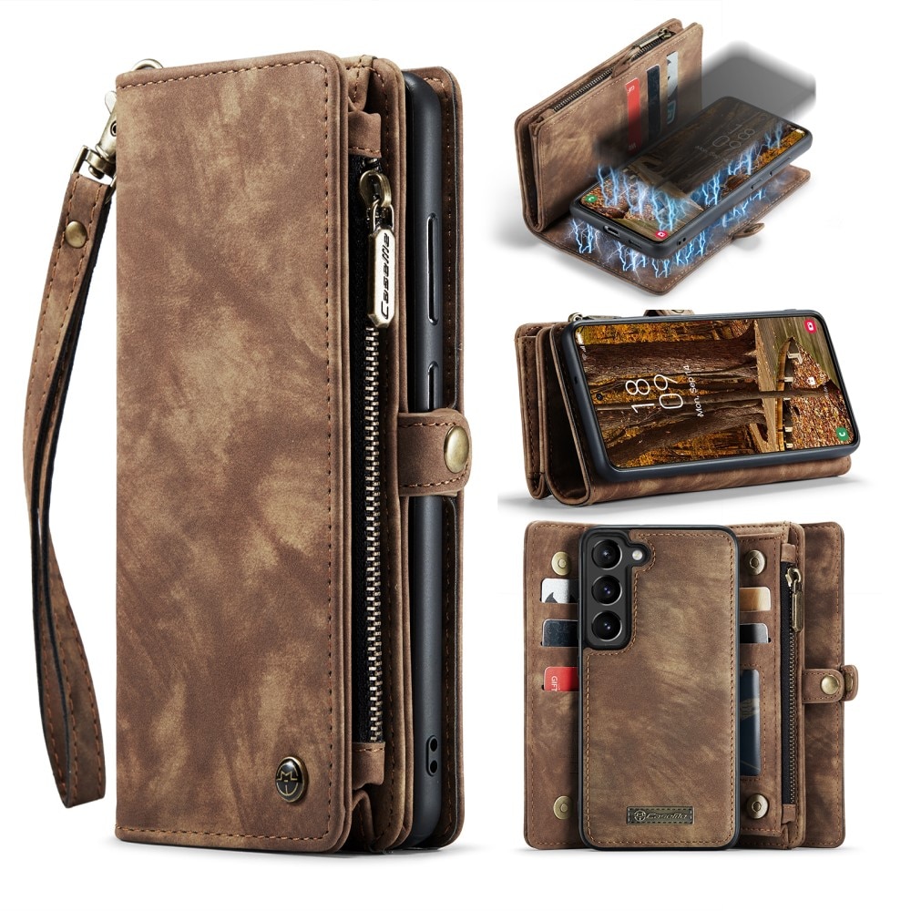 Cartera Multi-Slot Samsung Galaxy S23 Marrón