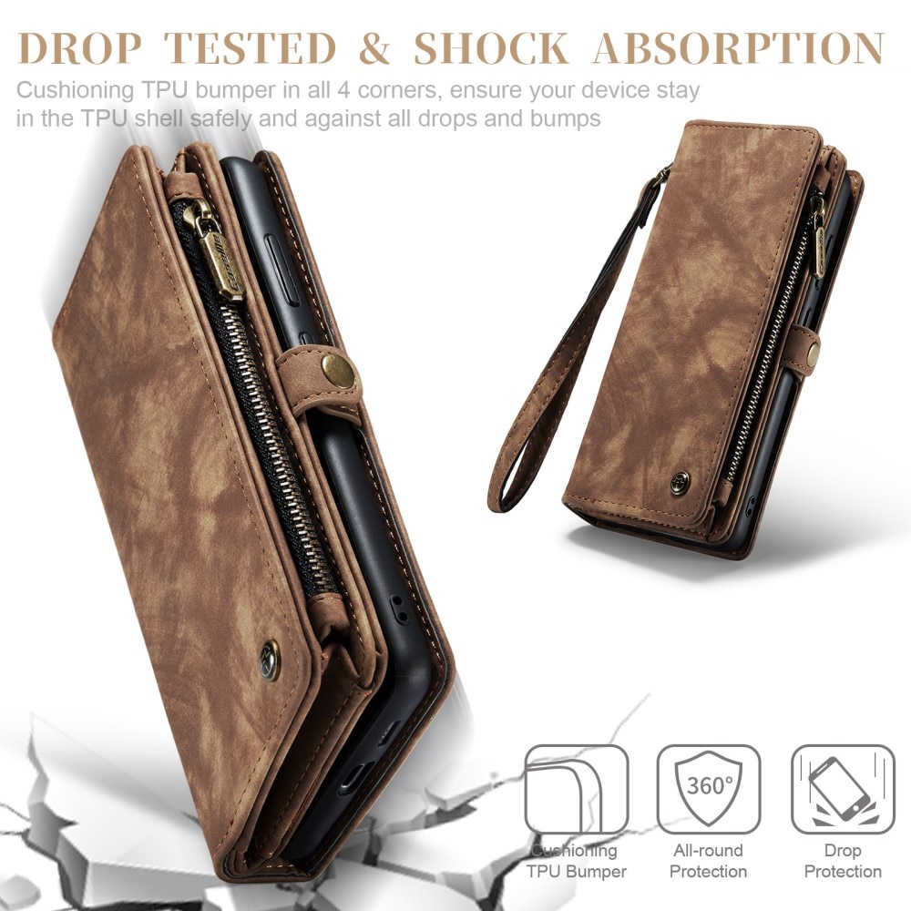 Cartera Multi-Slot Samsung Galaxy S23 Marrón