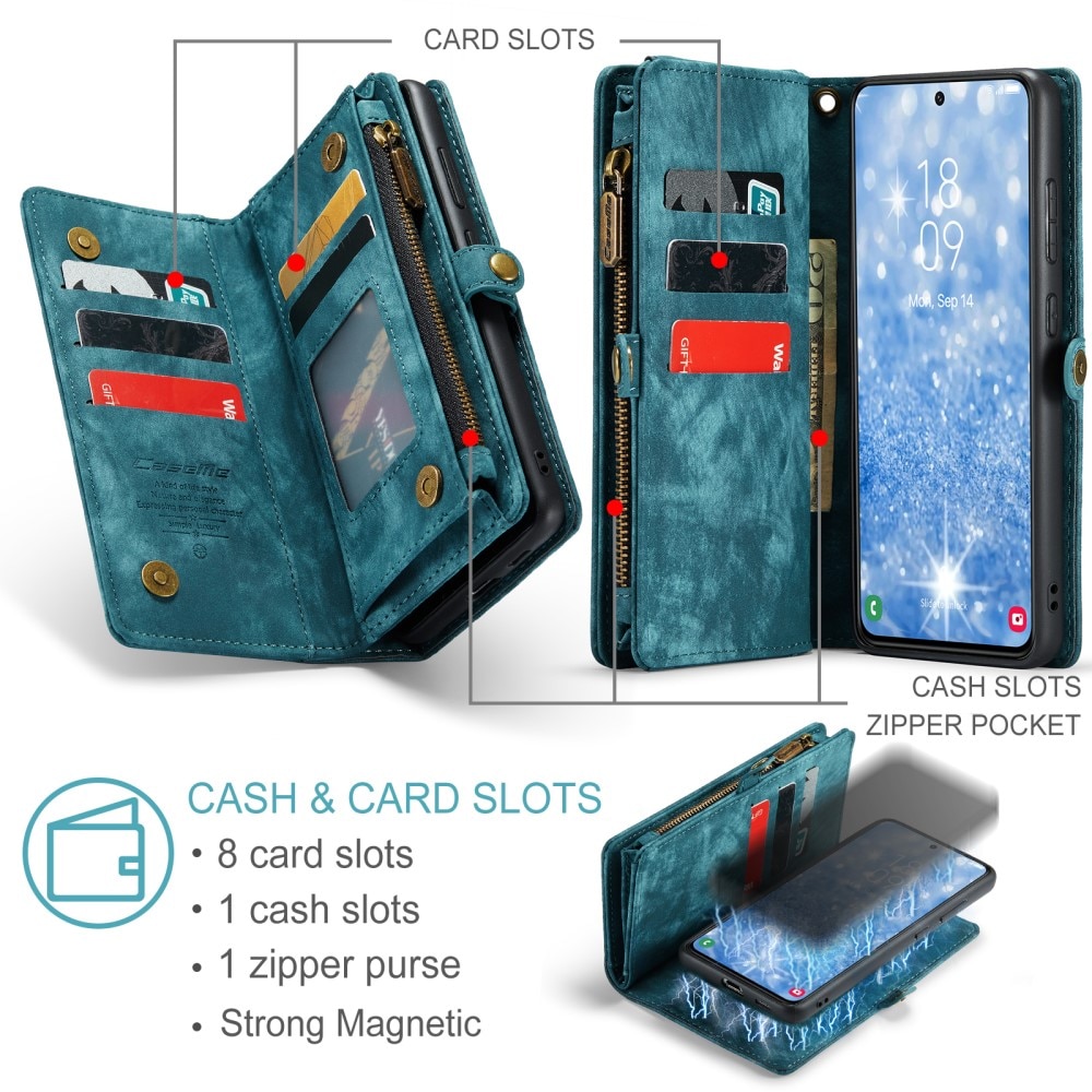 Cartera Multi-Slot Samsung Galaxy S23 Azul