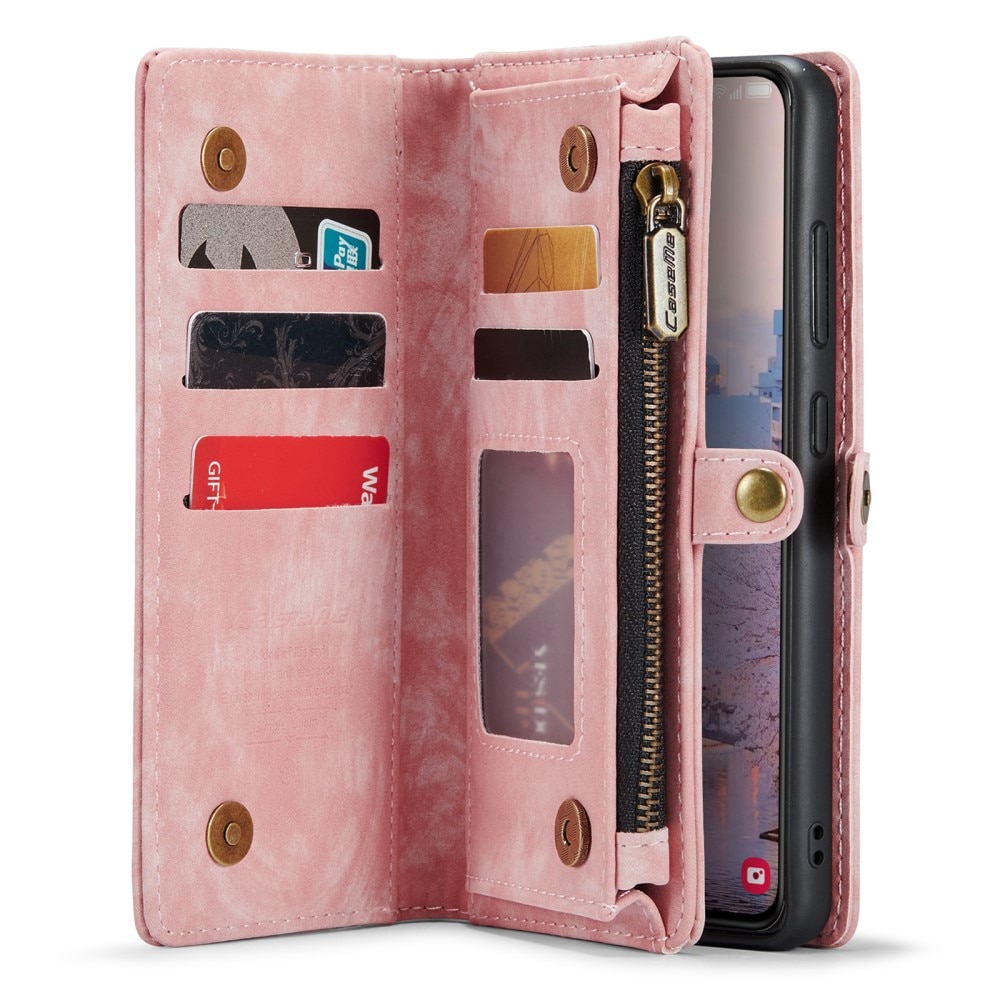 Cartera Multi-Slot Samsung Galaxy S23 Plus rosado