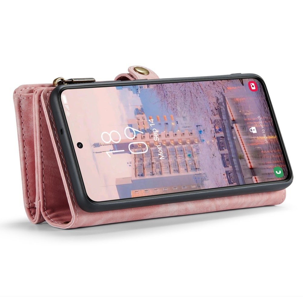 Cartera Multi-Slot Samsung Galaxy S23 Plus rosado