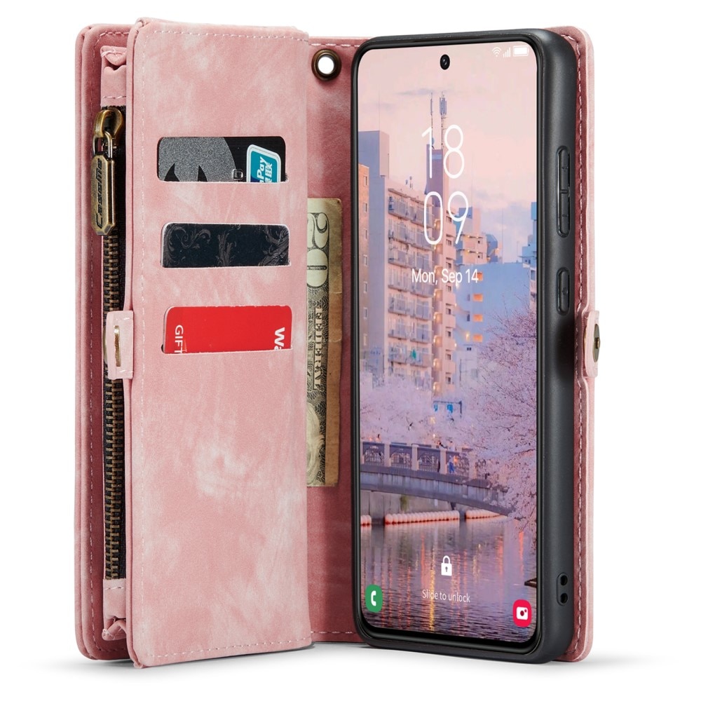 Cartera Multi-Slot Samsung Galaxy S23 Plus rosado