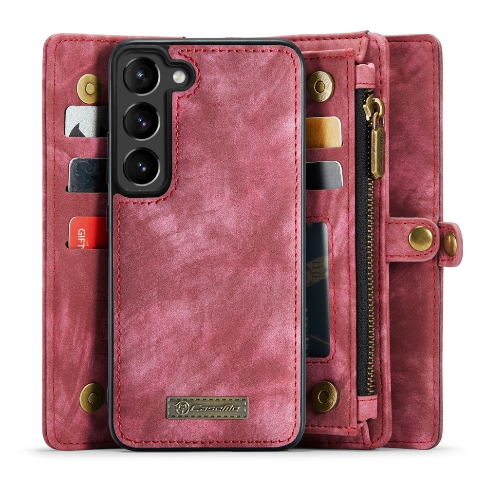 Cartera Multi-Slot Samsung Galaxy S23 Plus Rojo
