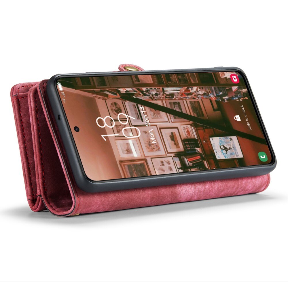 Cartera Multi-Slot Samsung Galaxy S23 Plus Rojo