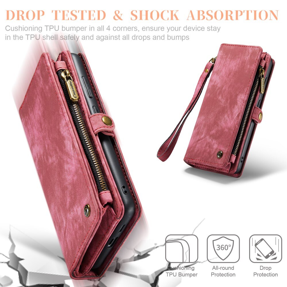 Cartera Multi-Slot Samsung Galaxy S23 Plus Rojo