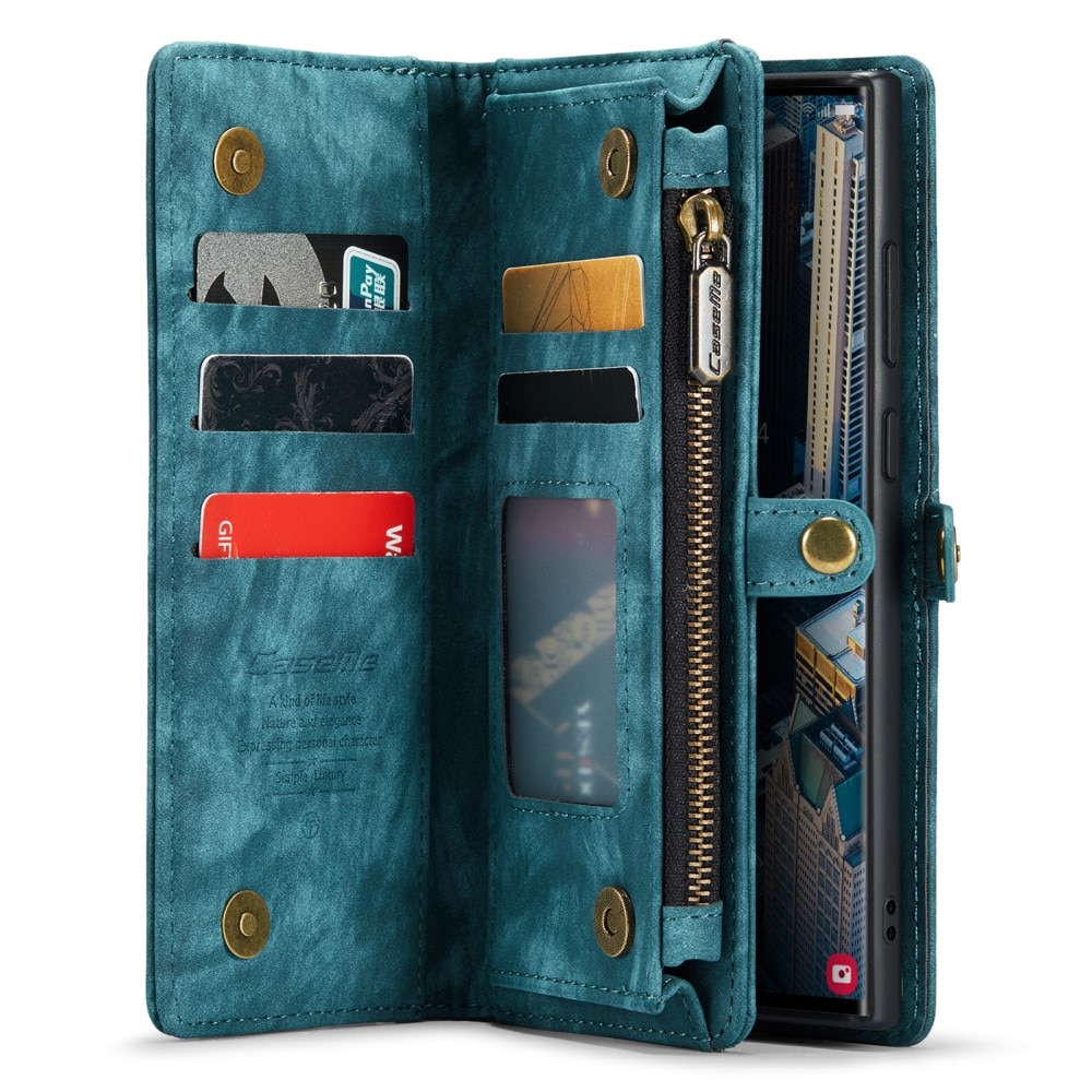 Cartera Multi-Slot Samsung Galaxy S23 Ultra azul