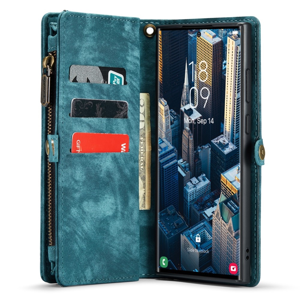 Cartera Multi-Slot Samsung Galaxy S23 Ultra azul