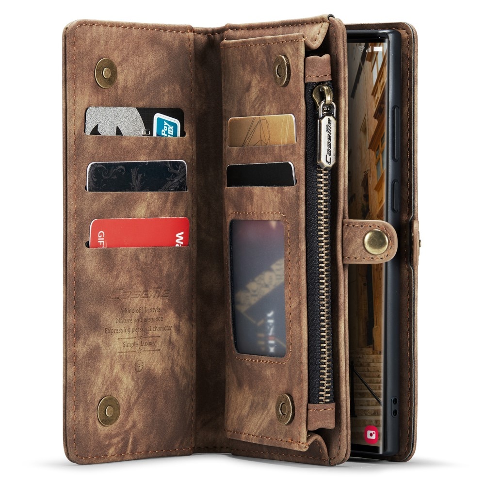 Cartera Multi-Slot Samsung Galaxy S23 Ultra Marrón
