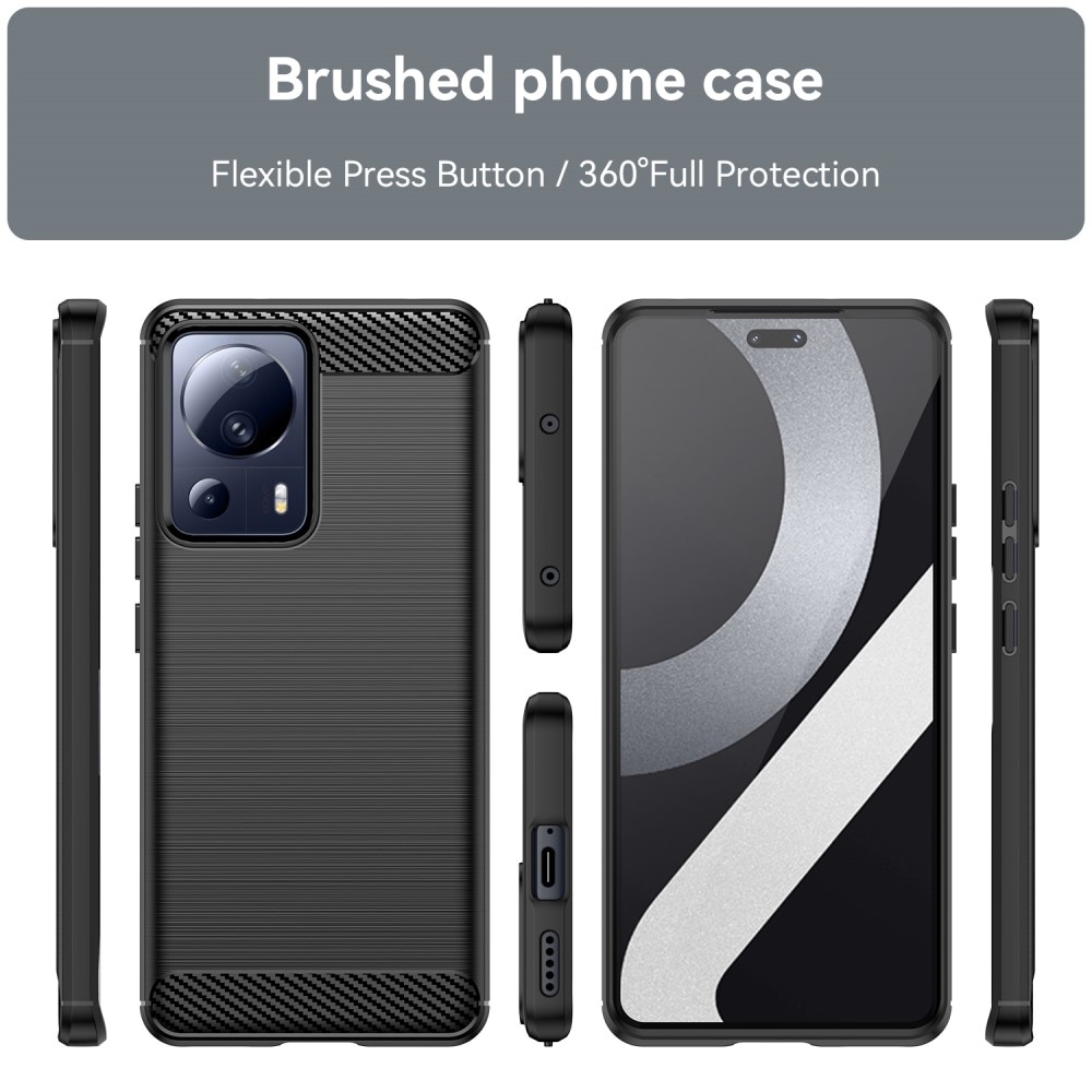 Funda TPU Brushed Xiaomi 13 Lite Black