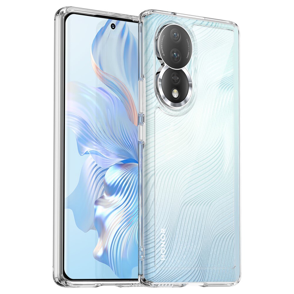 Funda híbrida Crystal Hybrid para Honor 80, transparente