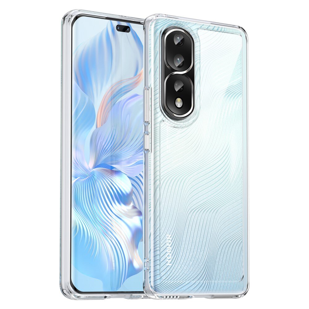 Funda híbrida Crystal Hybrid para Honor 80 Pro, transparente