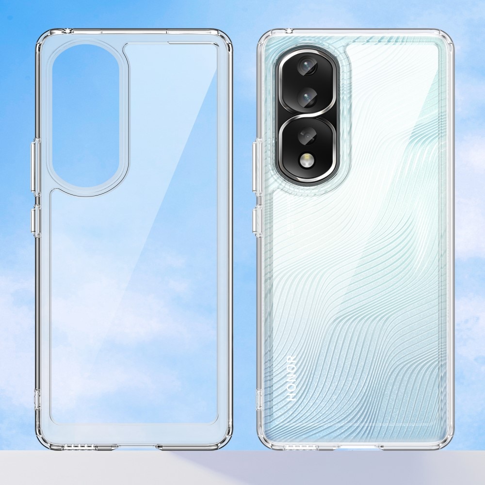 Funda híbrida Crystal Hybrid para Honor 80 Pro, transparente