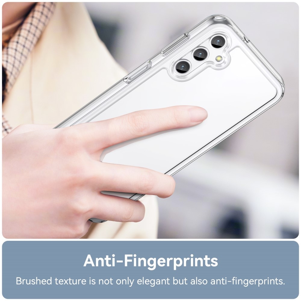 Funda híbrida Crystal Hybrid para Samsung Galaxy A14, transparente