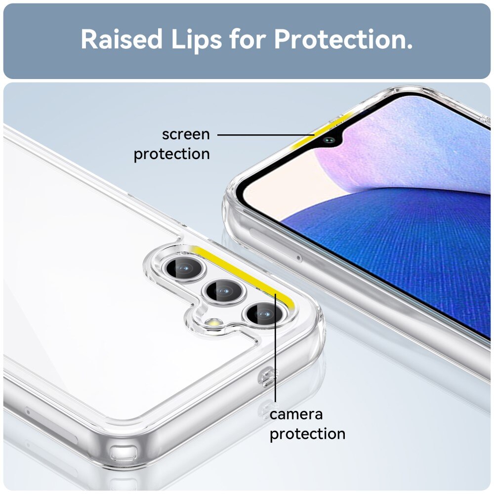 Funda híbrida para Samsung Galaxy A14 transparente