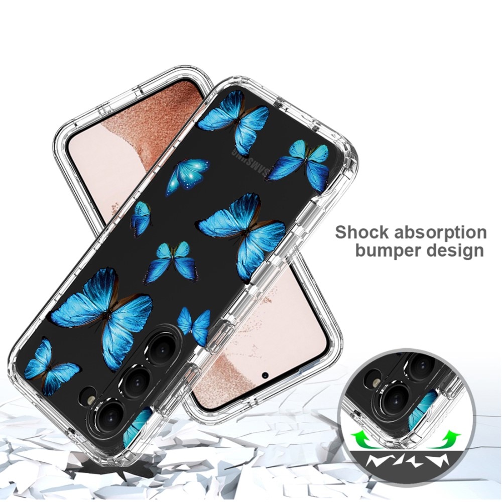 Funda con cobertura total Samsung Galaxy S23 mariposas