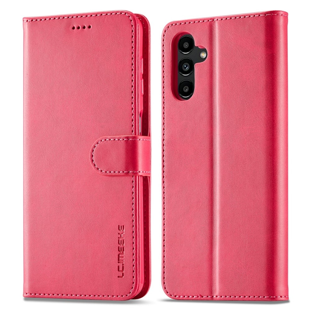 Funda tipo cartera Samsung Galaxy A34 rosado