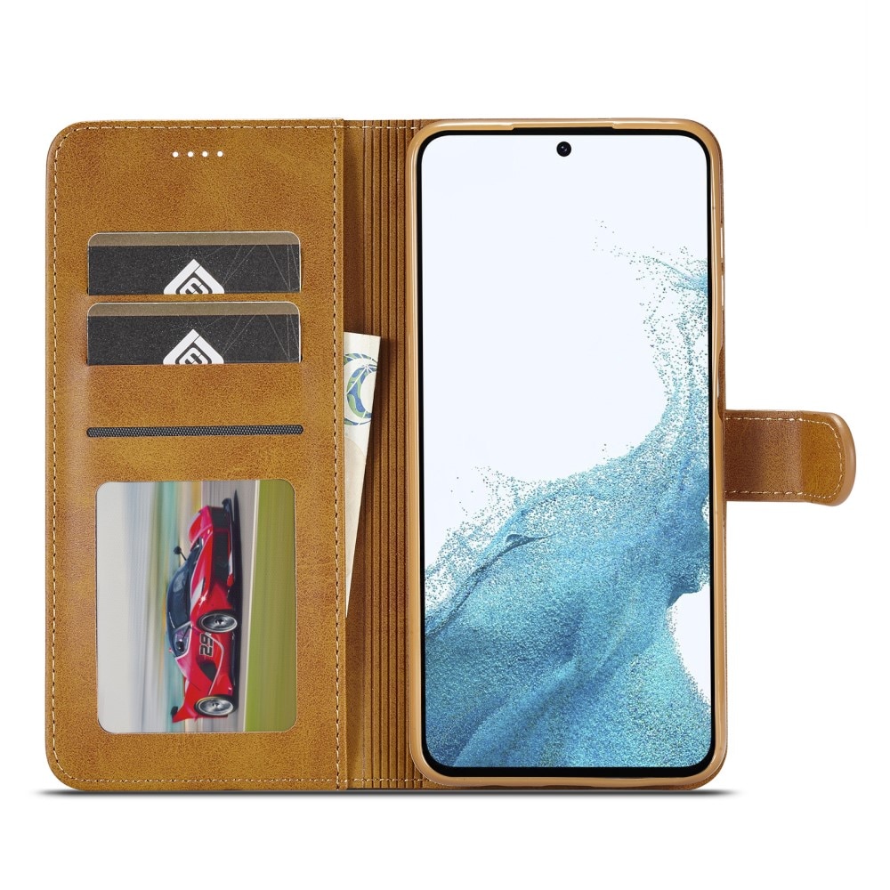 Funda tipo cartera Samsung Galaxy A34 coñac