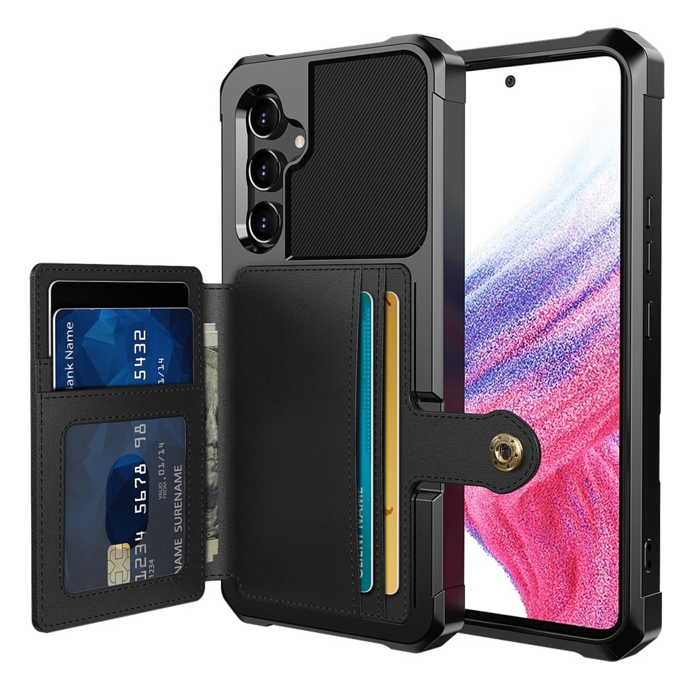 Funda con tarjetero Tough Multi-slot Samsung Galaxy A54 Negro