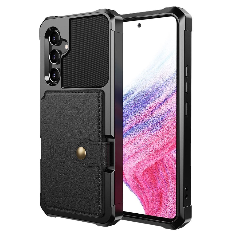 Funda con tarjetero Tough Multi-slot Samsung Galaxy A54 Negro
