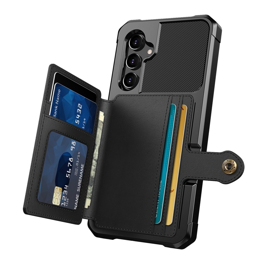 Funda con tarjetero Tough Multi-slot Samsung Galaxy A54 Negro