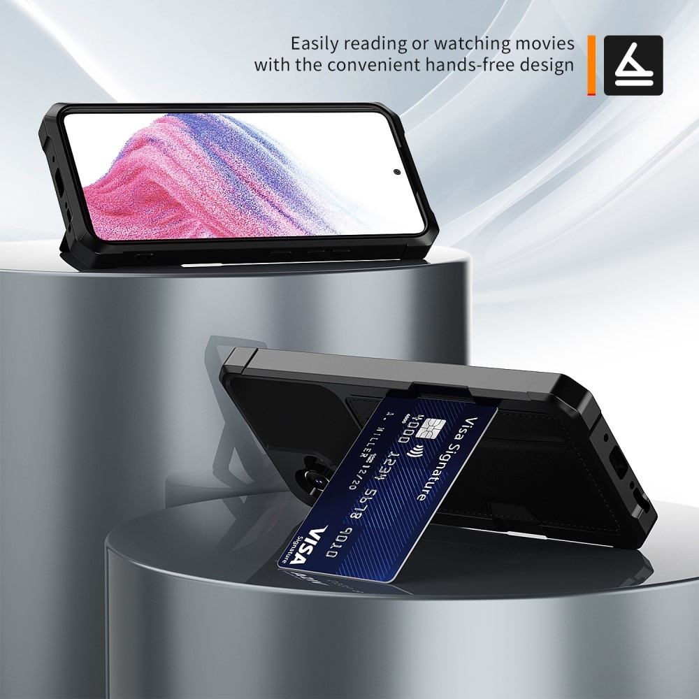 Funda Tough Card Case Samsung Galaxy A54 negro