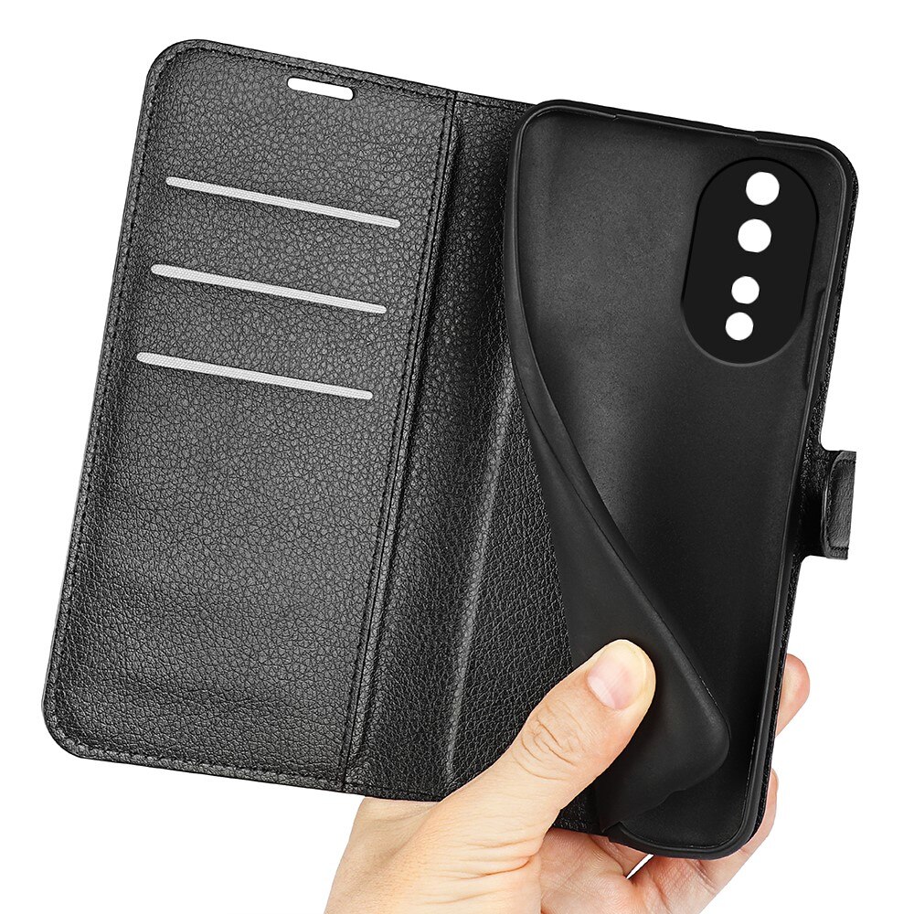 Funda cartera  Honor 80 Negro