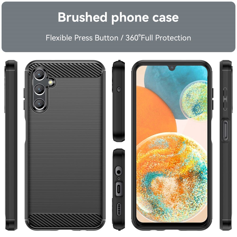 Funda TPU Brushed Samsung Galaxy A14 Black