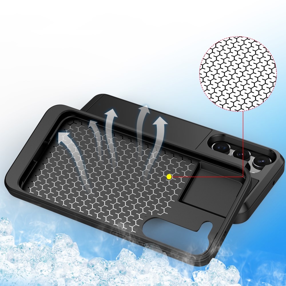Funda con ranura para tarjetas Samsung Galaxy S23 Plus Negro